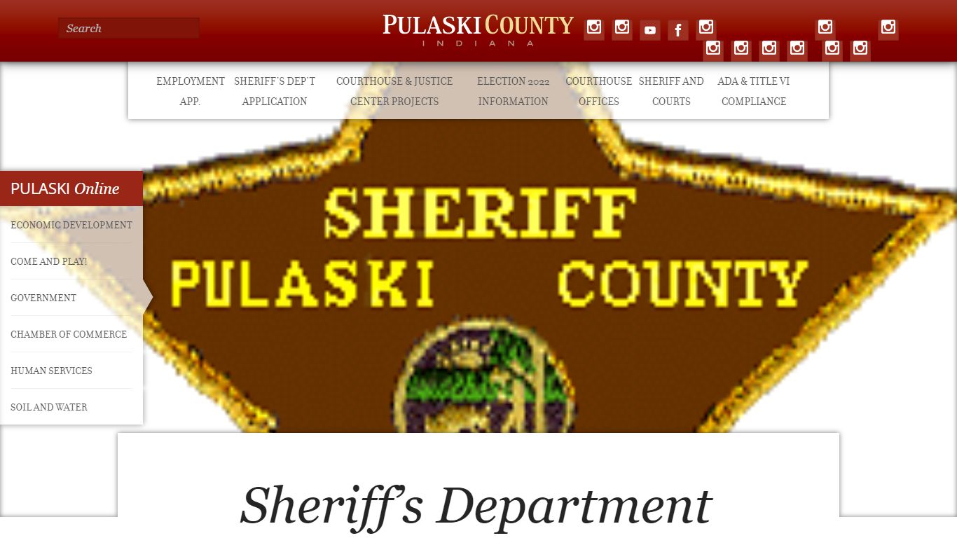 Sheriff’s Department | Government | Pulaski Online